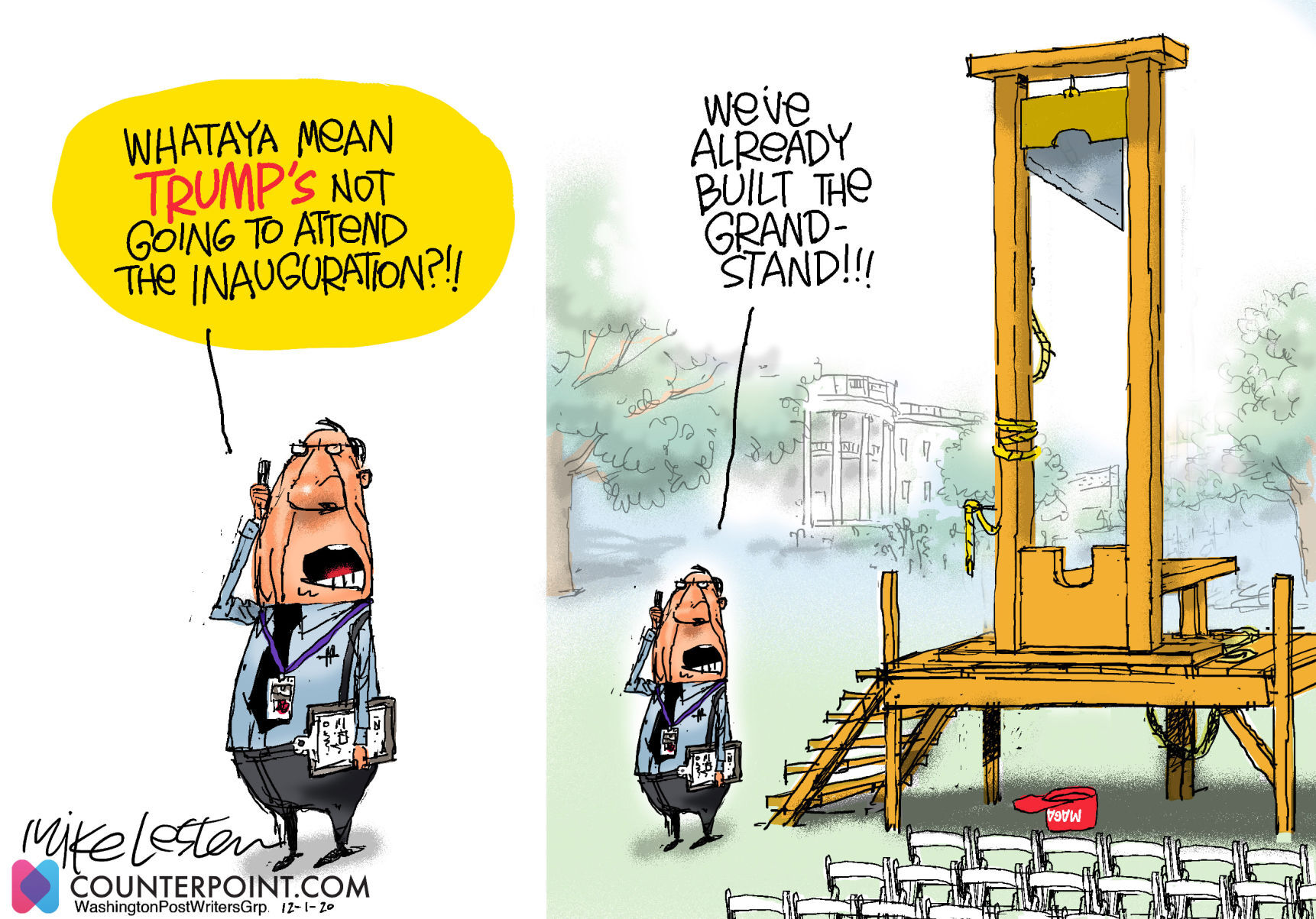 Mike Lester cartoon
